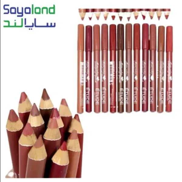 رژ لب مدادی مخملی اتود 12 Etude عددی