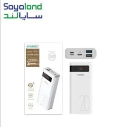 شارژر همراه روموس مدل Sense6ps Plus ظرفیت 20000 میلی آمپر گارانتی یکساله