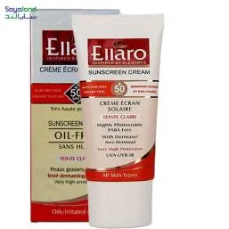 ضد آفتاب پوست های چرب spf 50 بژ طبیعی الارو