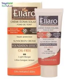 ضد آفتاب کرم پودری کارامل فاقد چربی SPF 30 الارو