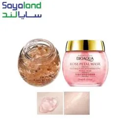 ماسک گلبرگ صورت گل رز بیوآکوا Rose Petal Mask وزن 120ml