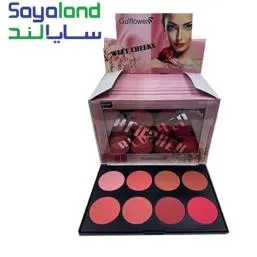 پالت رژگونه 8 رنگ gulflower