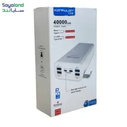 پاوربانک کانفلون Konfulon P40Q با ظرفیت 40000 میلی آمپر با گارانتی
