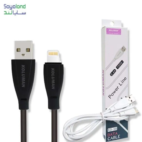 کابل تبدیل USB به لایتنینگ کلومن مدل KD-38
