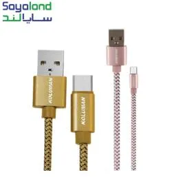 کابل شارژر USB به usb-c کلومن مدل kd19