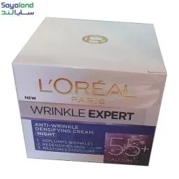 کرم ضد چروک روز لورال حاوی کلسیم پاریس L'Oreal Paris Wrinkle Expert day 55+ Calcium