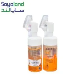 فوم شستشوی صورت براش دار پرتقالی دکتر راشل